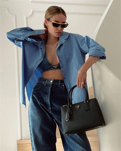 prada denim bag 2014|prada denim bralette.